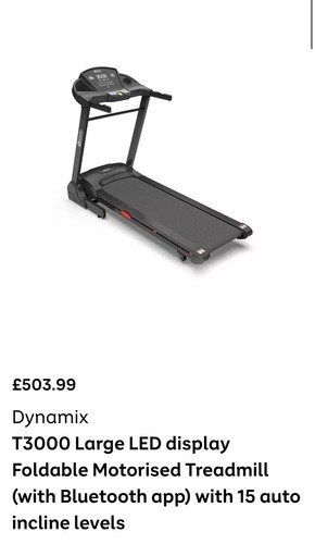 Dynamix t3000 treadmill - dynamix,